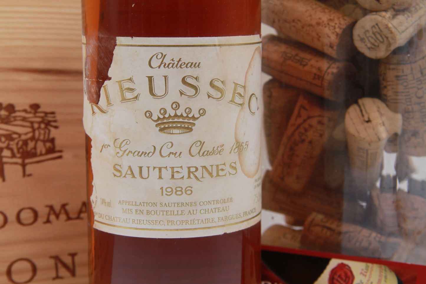 Chateau Rieussec 1er Grand Cru Classé  Sauternes. 1986