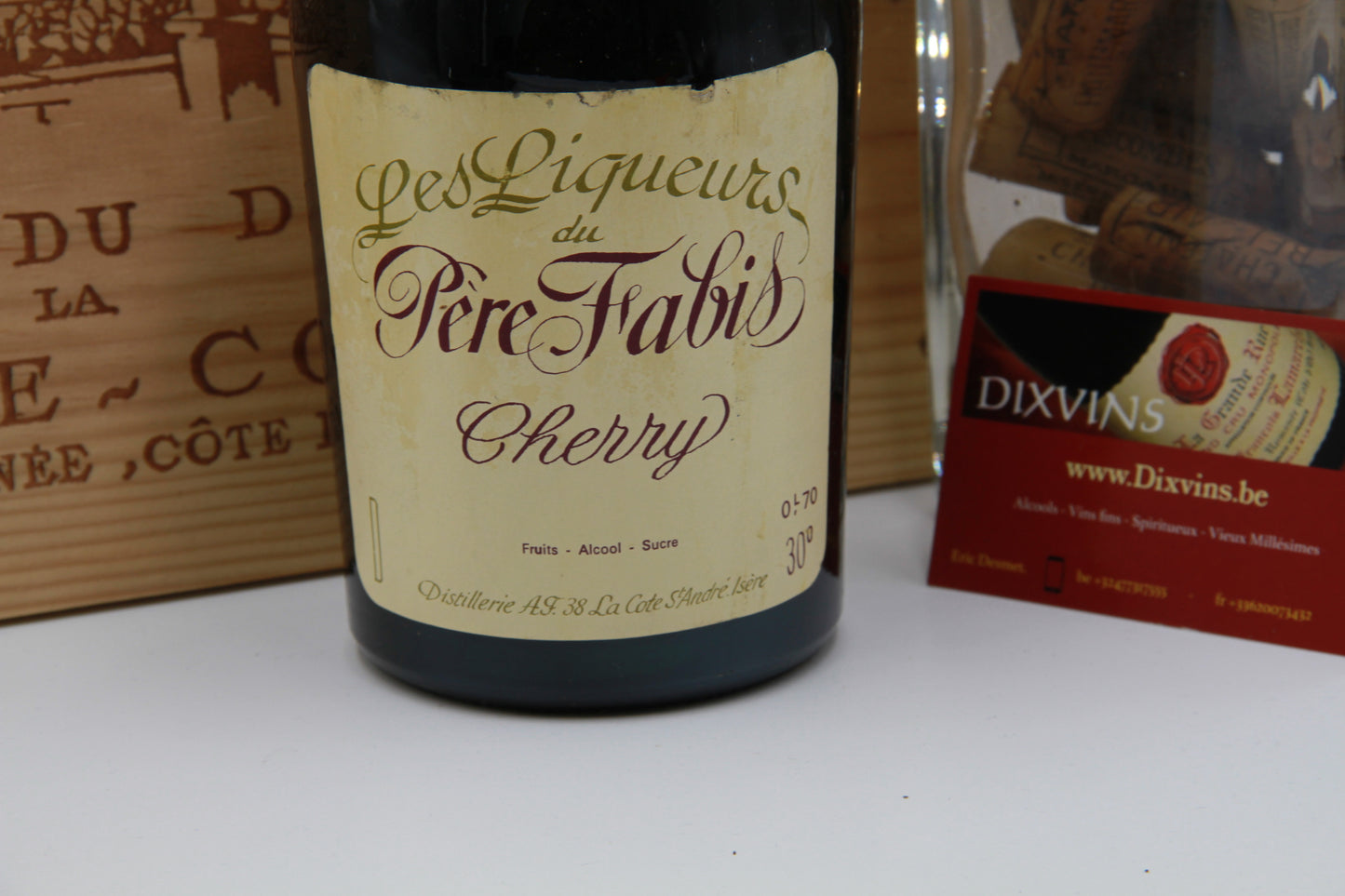 Cherry.   Les Liqueurs du Père Fabis    années 70