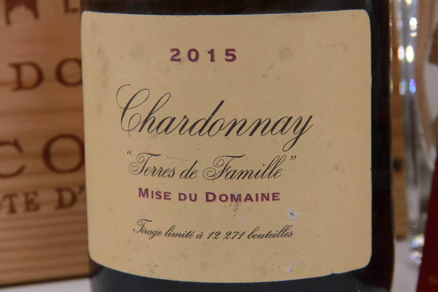 Chardonnay  Terres de Famille   Domaine de la Vougeraie.  2015