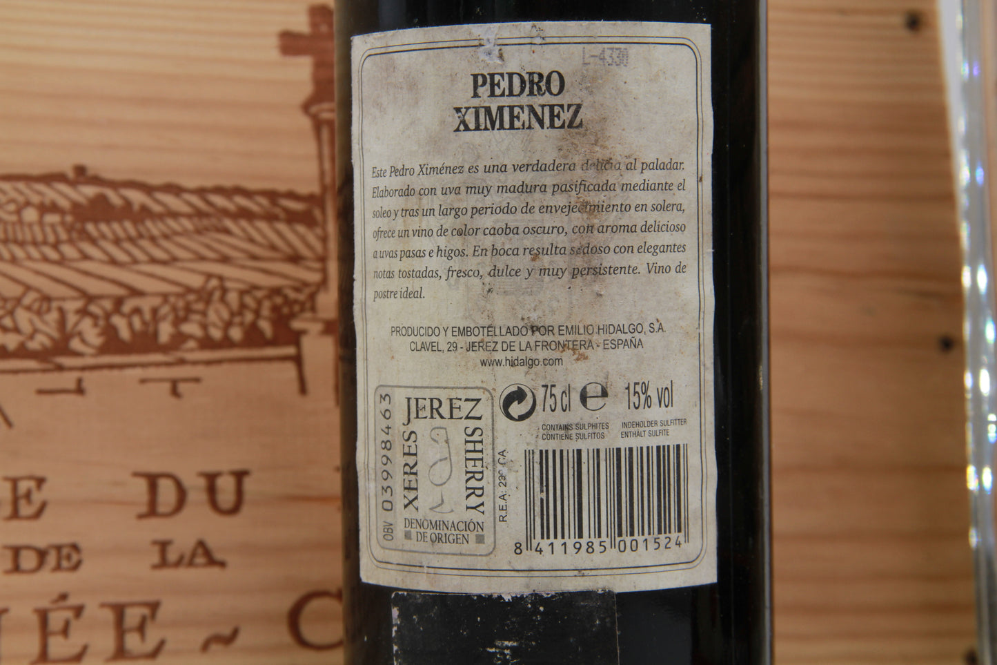 Pedro Ximénez – Emilio Hidalgo (Bodega Historique Jerez) 70/80