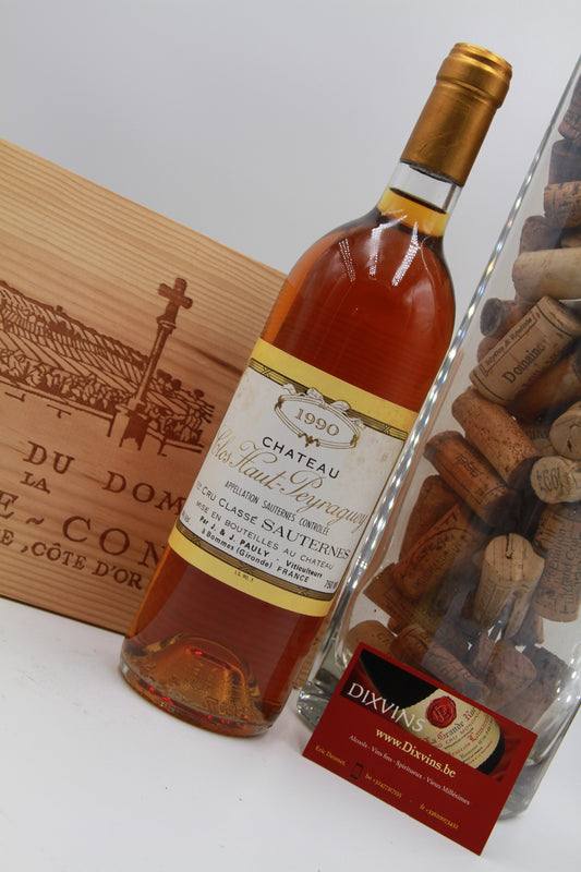 Château Clos Haut-Peyraguey. 1er Grand Cru Classé de Sauternes.  1990