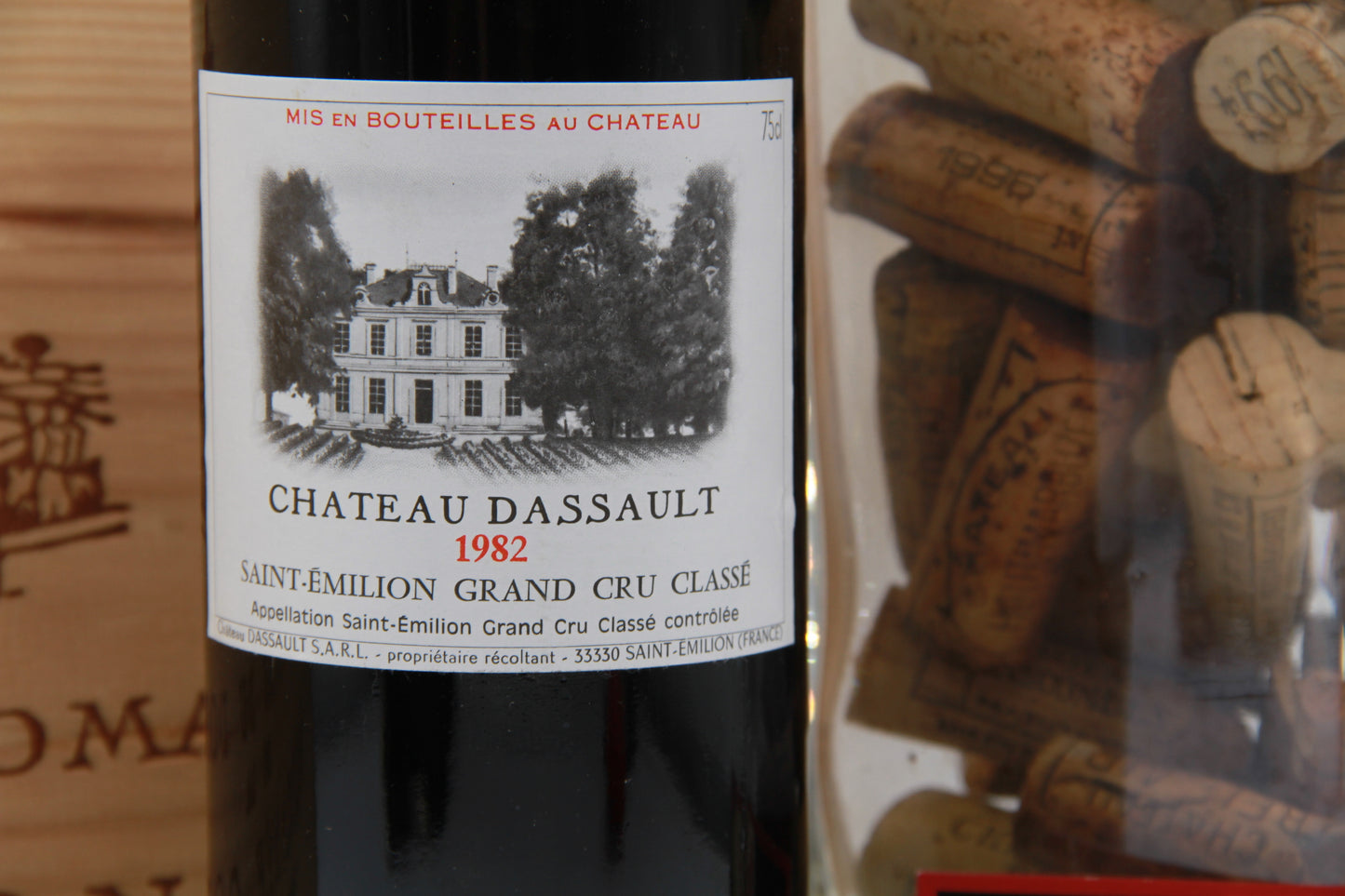 Château Dassault  – Grand Cru Classé de Saint-Émilion.   1982