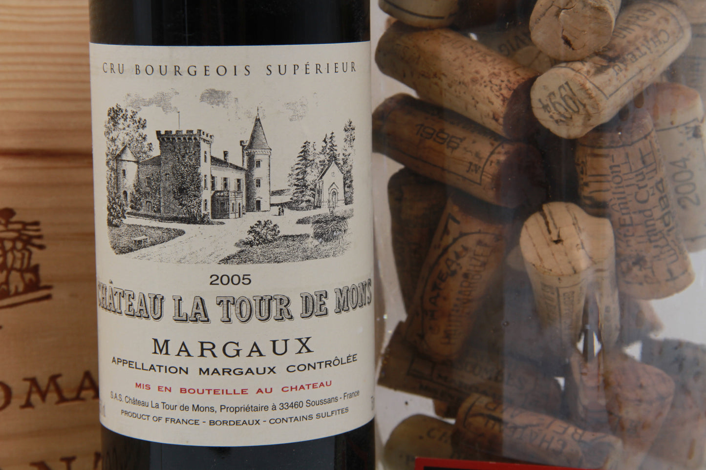 Château La Tour de Mons  – AOC Margaux (Cru Bourgeois Supérieur).   2005