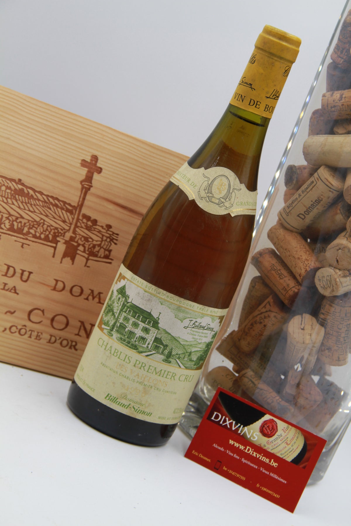 Chablis 1er Cru  Les Vallons    Billaud Simon. 1996
