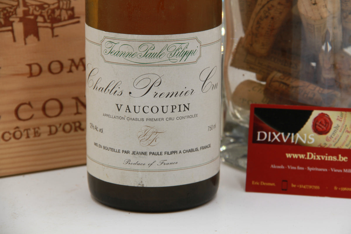 Chablis 1er Cru  Vaucoupin    Filippi.   1989