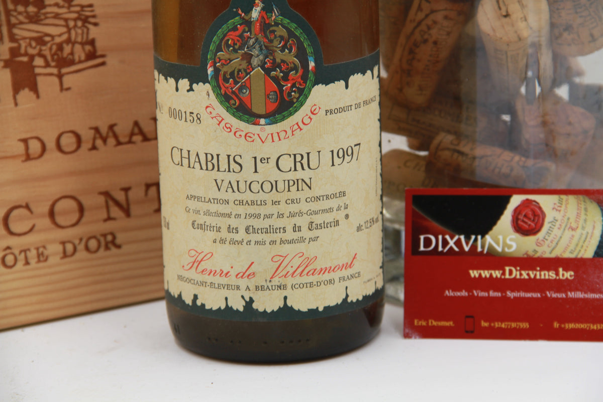Chablis 1er Cru  Vaucoupin    Henri De Villamont  1997