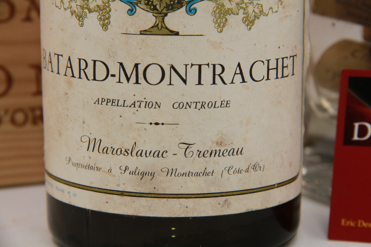 Bâtard-Montrachet Grand Cru  — Maroslavac-Tremeau.   1967