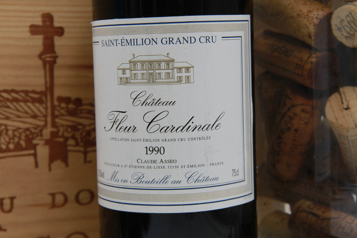 Château Fleur Cardinale  – Saint-Émilion Grand Cru.   1990