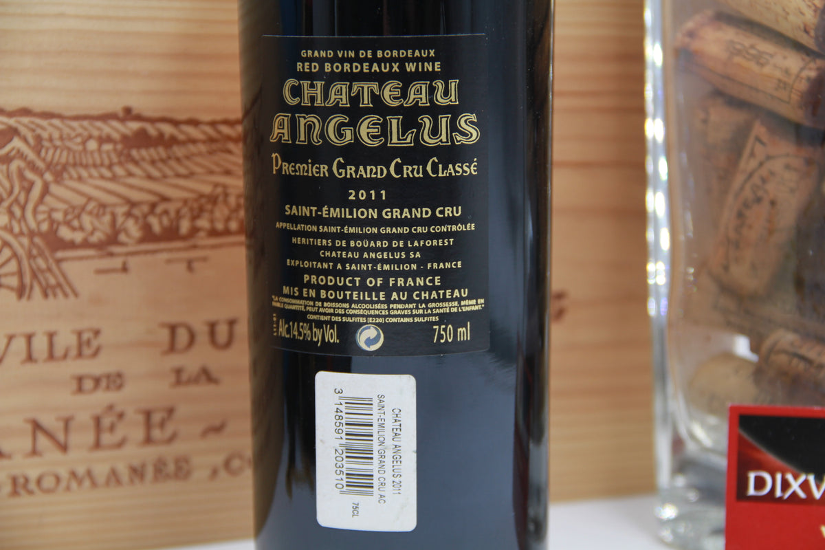 Château Angélus – Premier Grand Cru Classé Saint-Émilion.  2011