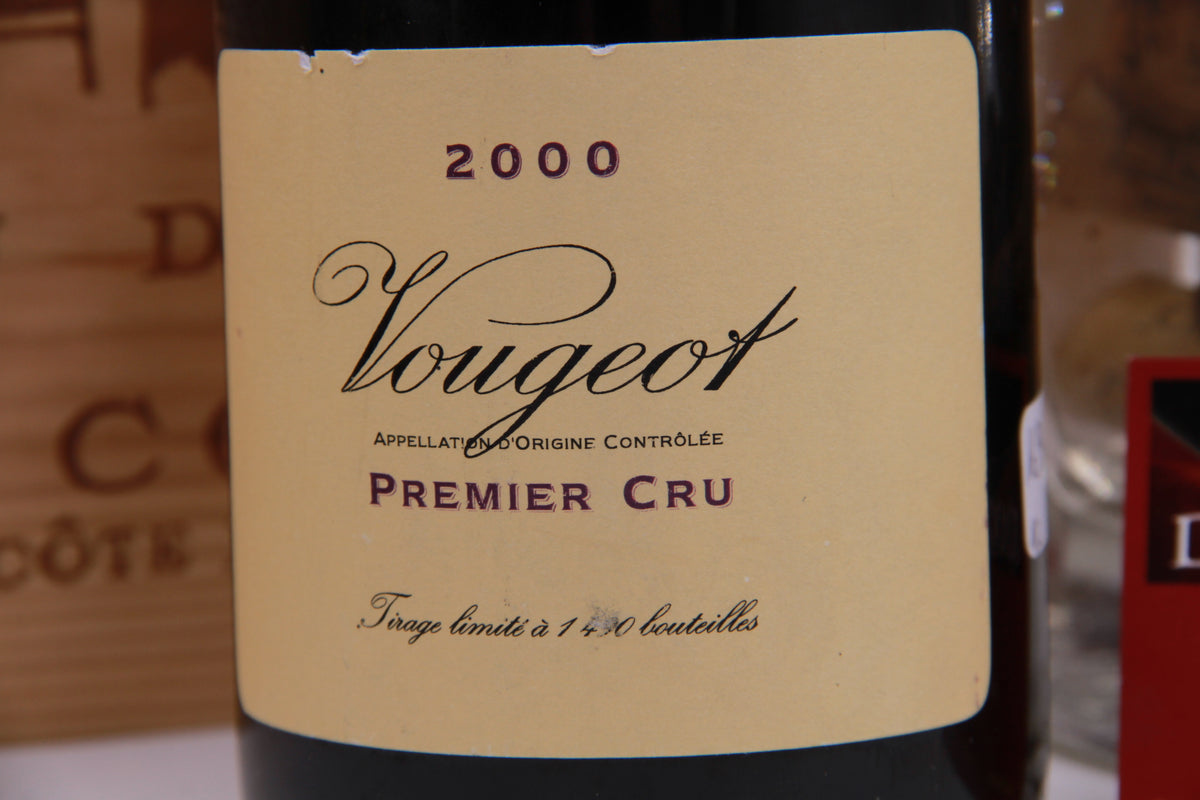 Vougeot 1er Cru – Domaine de la Vougeraie.   2000