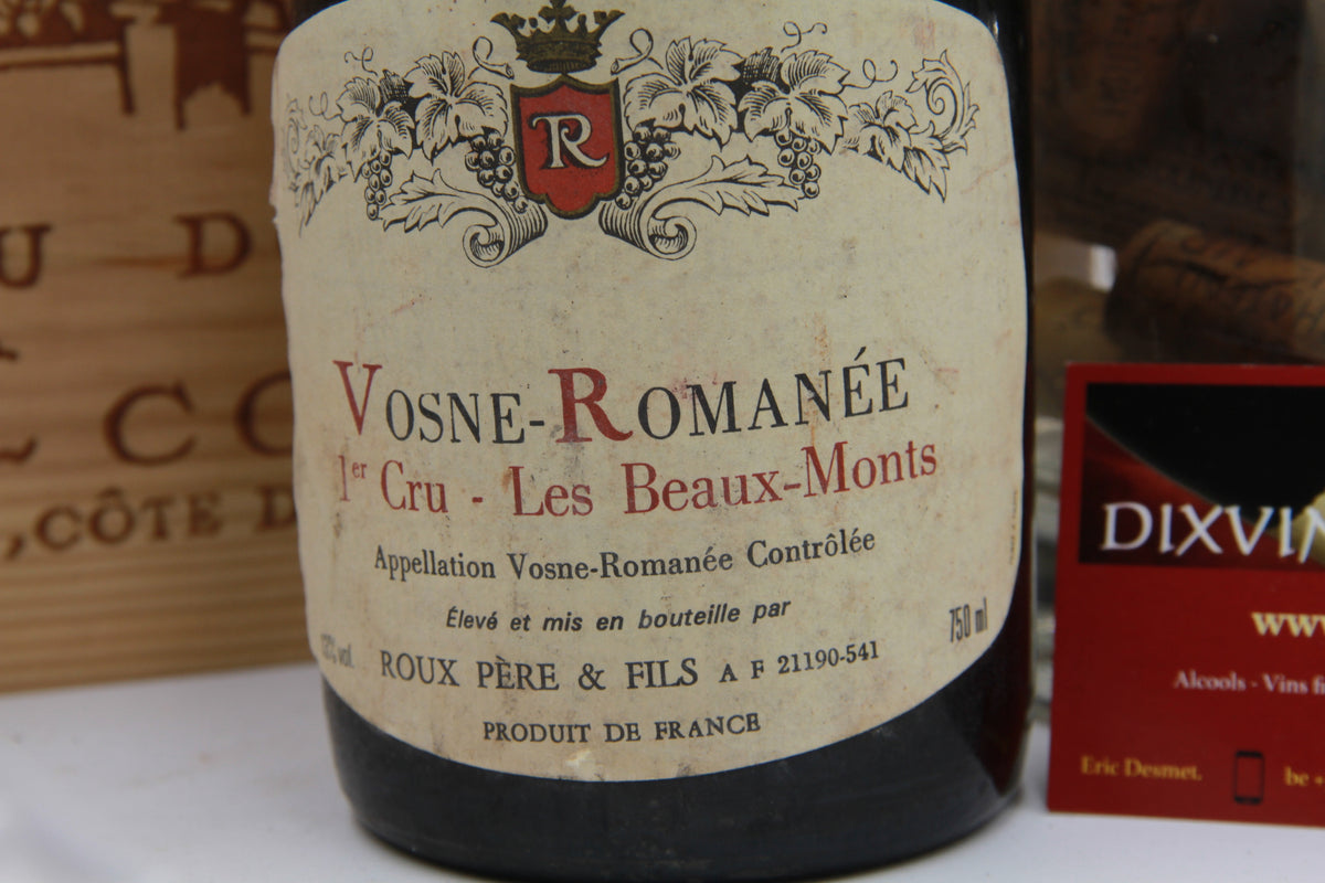 Vosne-Romanée 1er Cru "Les Beaux-Monts"  Domaine Roux Père & Fils. 1992