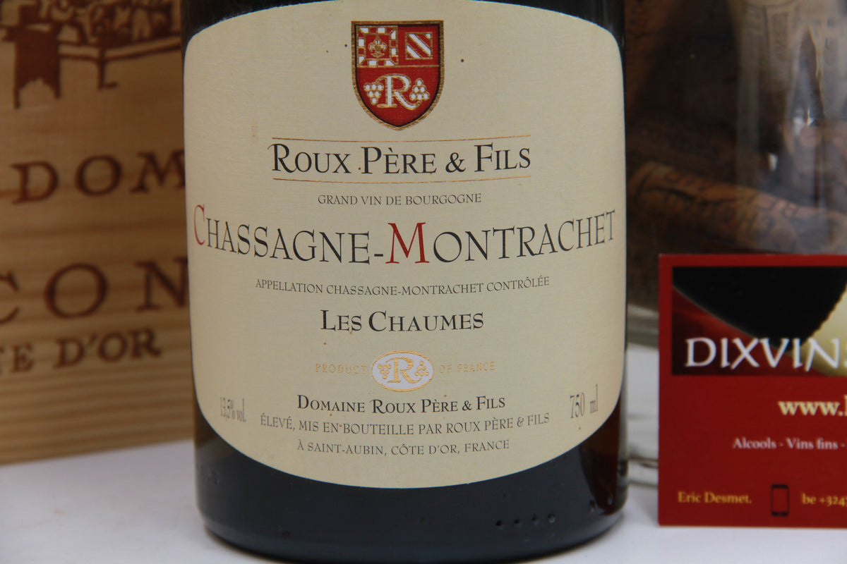 Chassagne-Montrachet "Les Chaumes"  – Domaine Roux Père & Fils. 2018