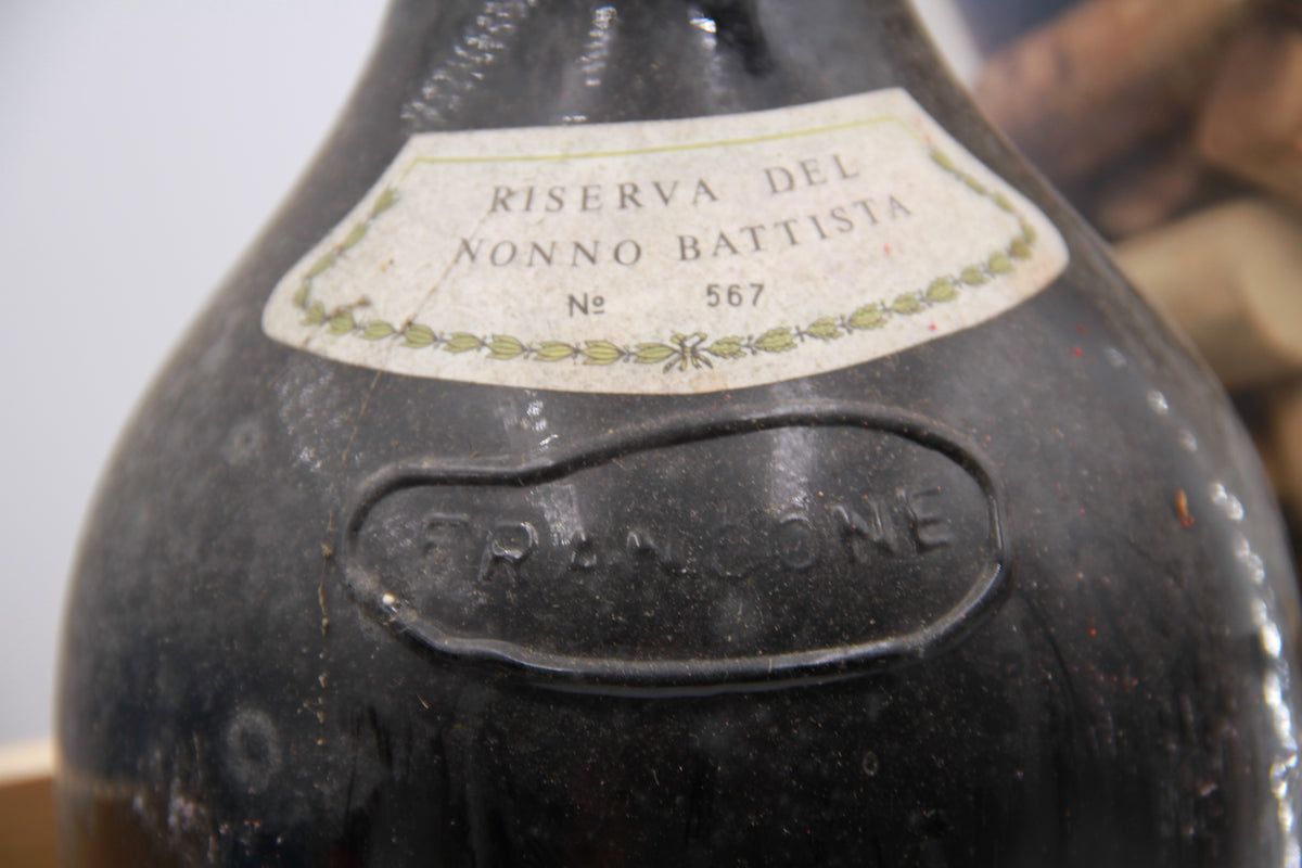 Grignolino Vino Invecchiato 1971 "Riserva del Nonno Battista" – Cantine Francone (Neive d'Alba) – Format Spécial 3,8 Litres