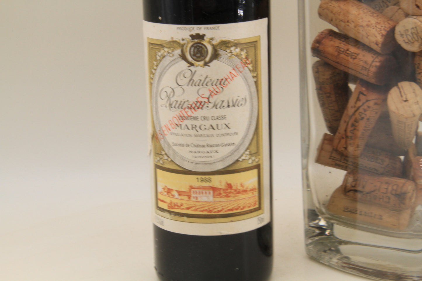 - Chateau Rauzan Gassies ** 1988 ** Grand Cru Classé Margaux - Eric-Dixvins