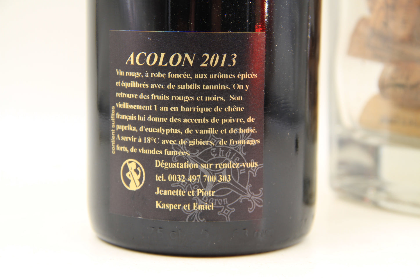 Chateau Bon Baron   ** 2013 ** Acolon - Eric-Dixvins