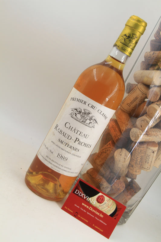 Chateau "Rabaud-Promis ** 1989 ** 1er Grand Cru Classé  Sauternes - Eric-Dixvins