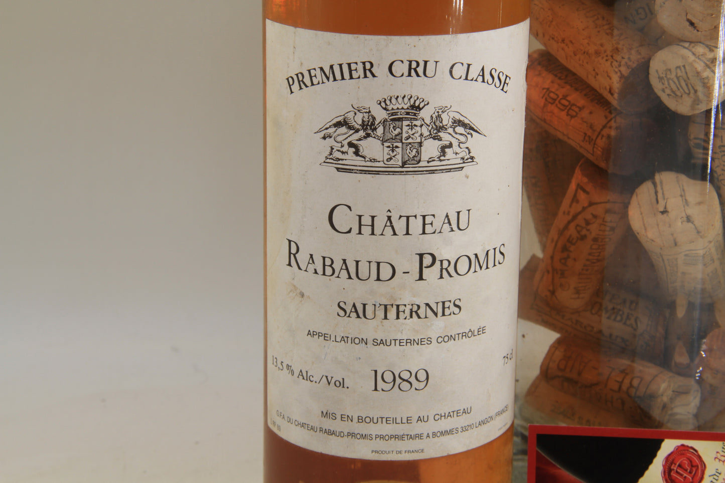 Chateau "Rabaud-Promis ** 1989 ** 1er Grand Cru Classé  Sauternes - Eric-Dixvins