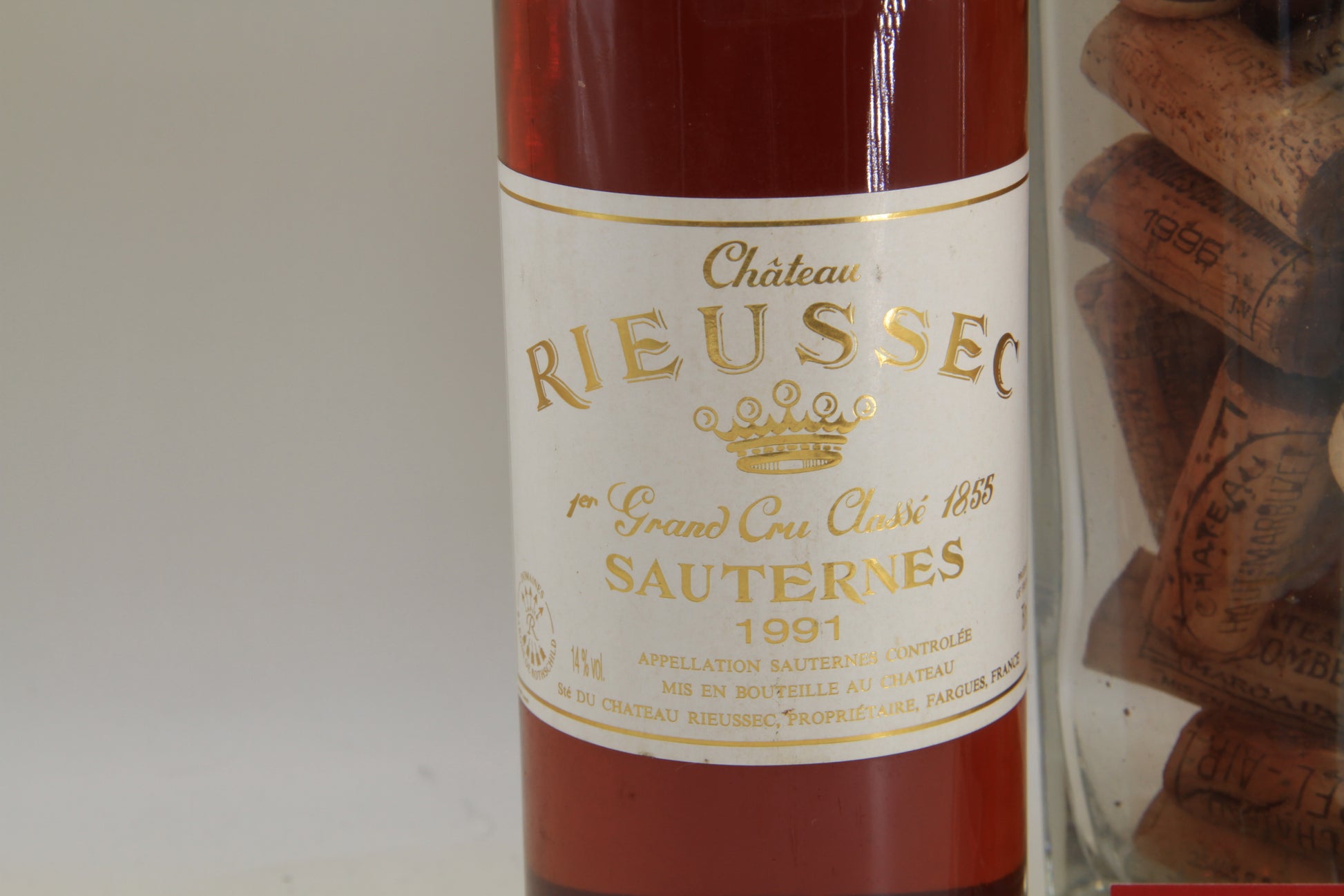 Chateau  Rieussec ** 1991 ** 1er Grand Cru Classé  Sauternes - Eric-Dixvins