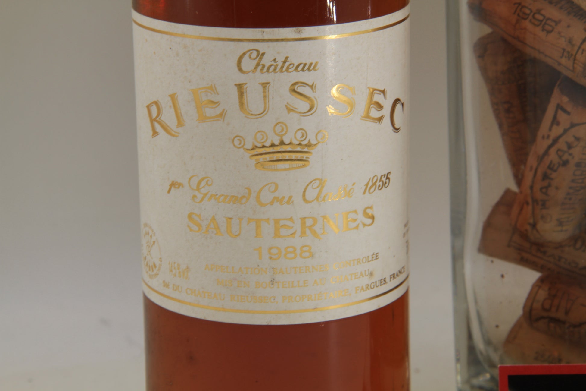 Chateau  Rieussec ** 1988 ** 1er Grand Cru Classé  Sauternes - Eric-Dixvins