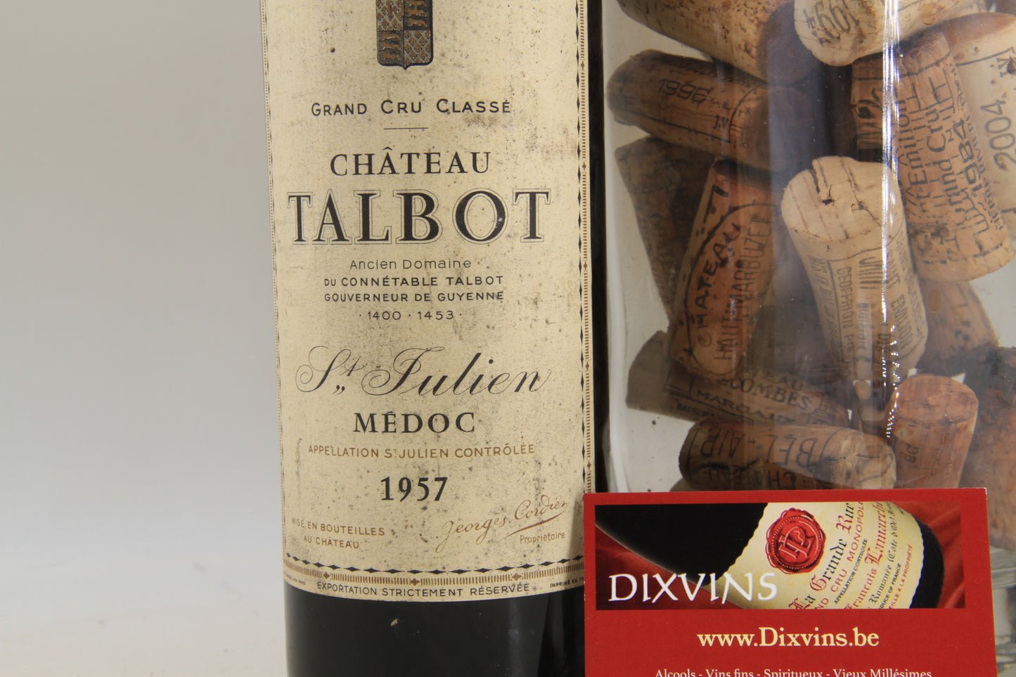 Chateau Talbot  ** 1957 **  Saint Julien.   Grand Cru Classé - Eric-Dixvins