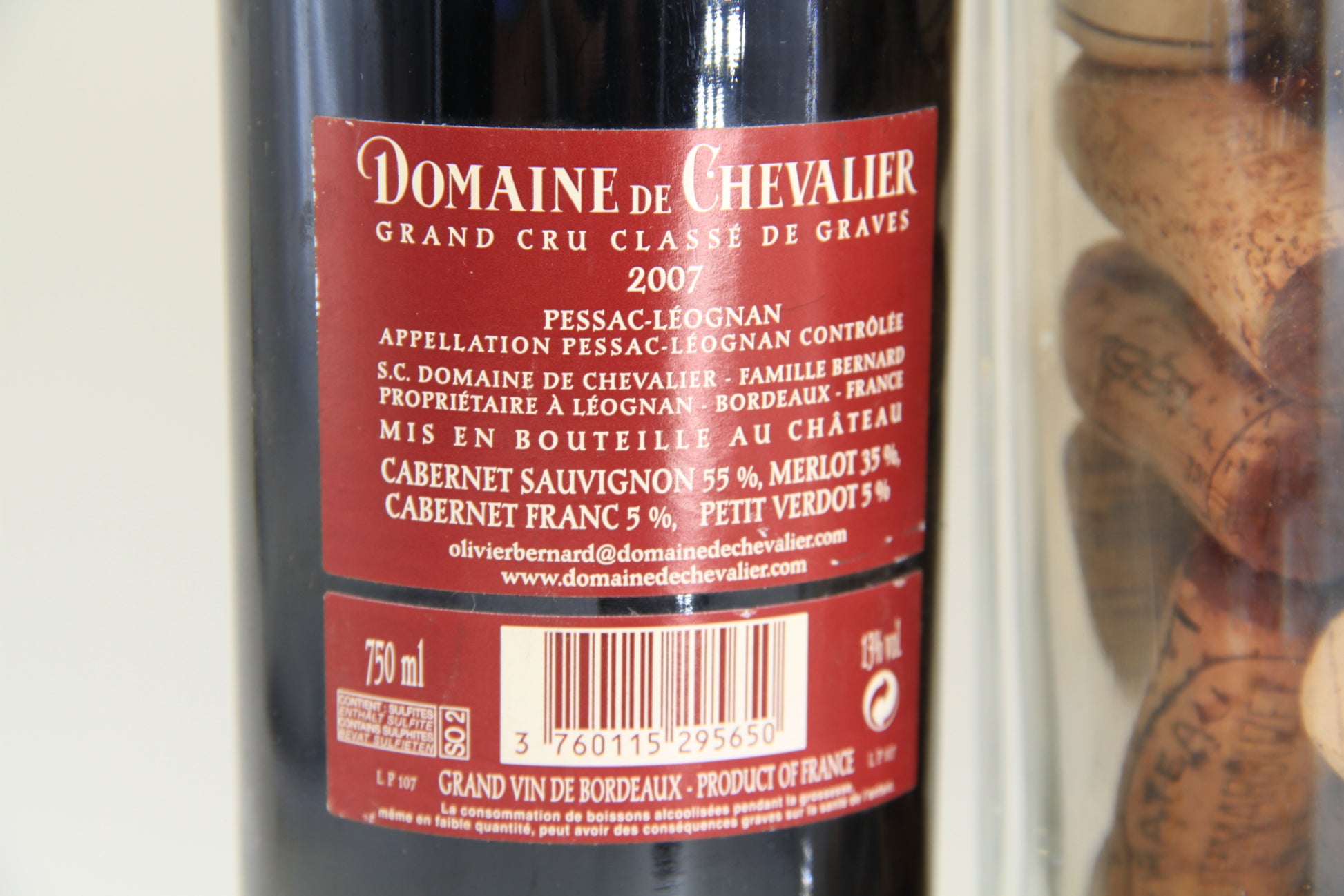 -Domaine de Chevalier ** 2007  ** Pessac Léognan - Eric-Dixvins