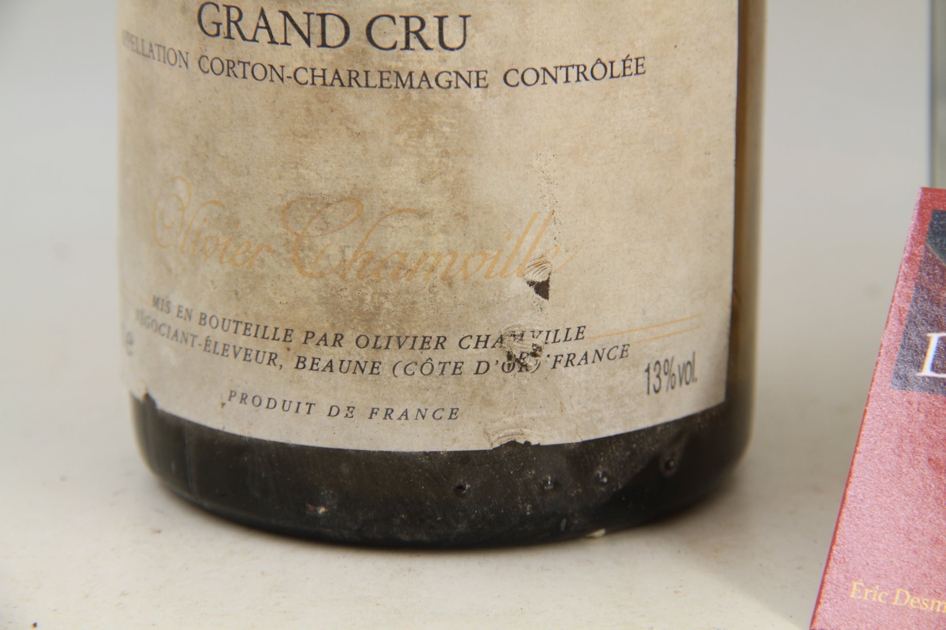 Corton Charlemagne. Grand Cru ** 1985 ** Olivier Chamville - Eric-Dixvins