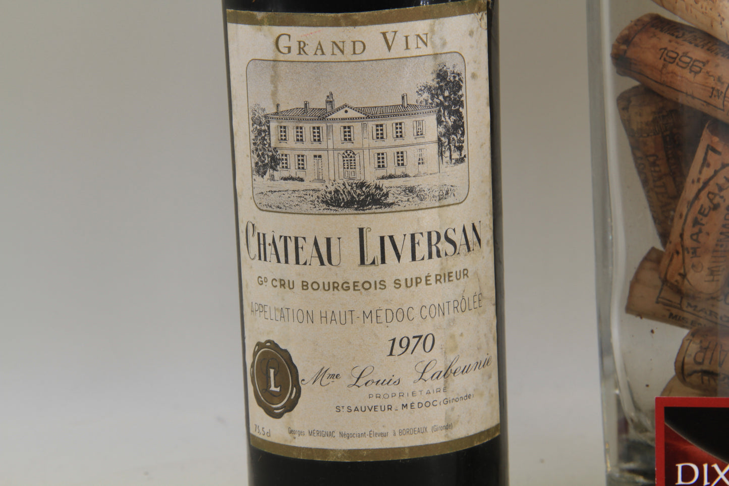 Chateau Liversan ** 1970 **  Grand Cru Bourgeois Superieur - Eric-Dixvins