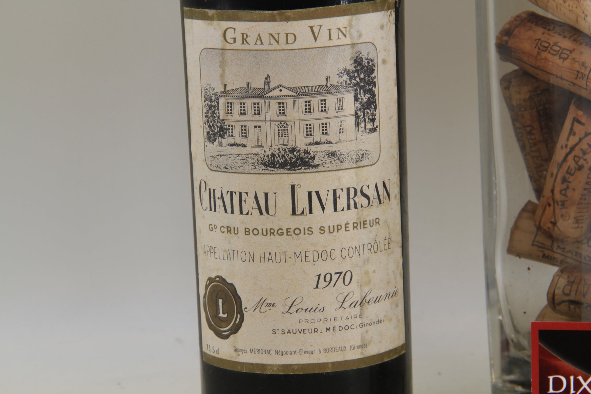 Chateau Liversan ** 1970 **  Grand Cru Bourgeois Superieur - Eric-Dixvins