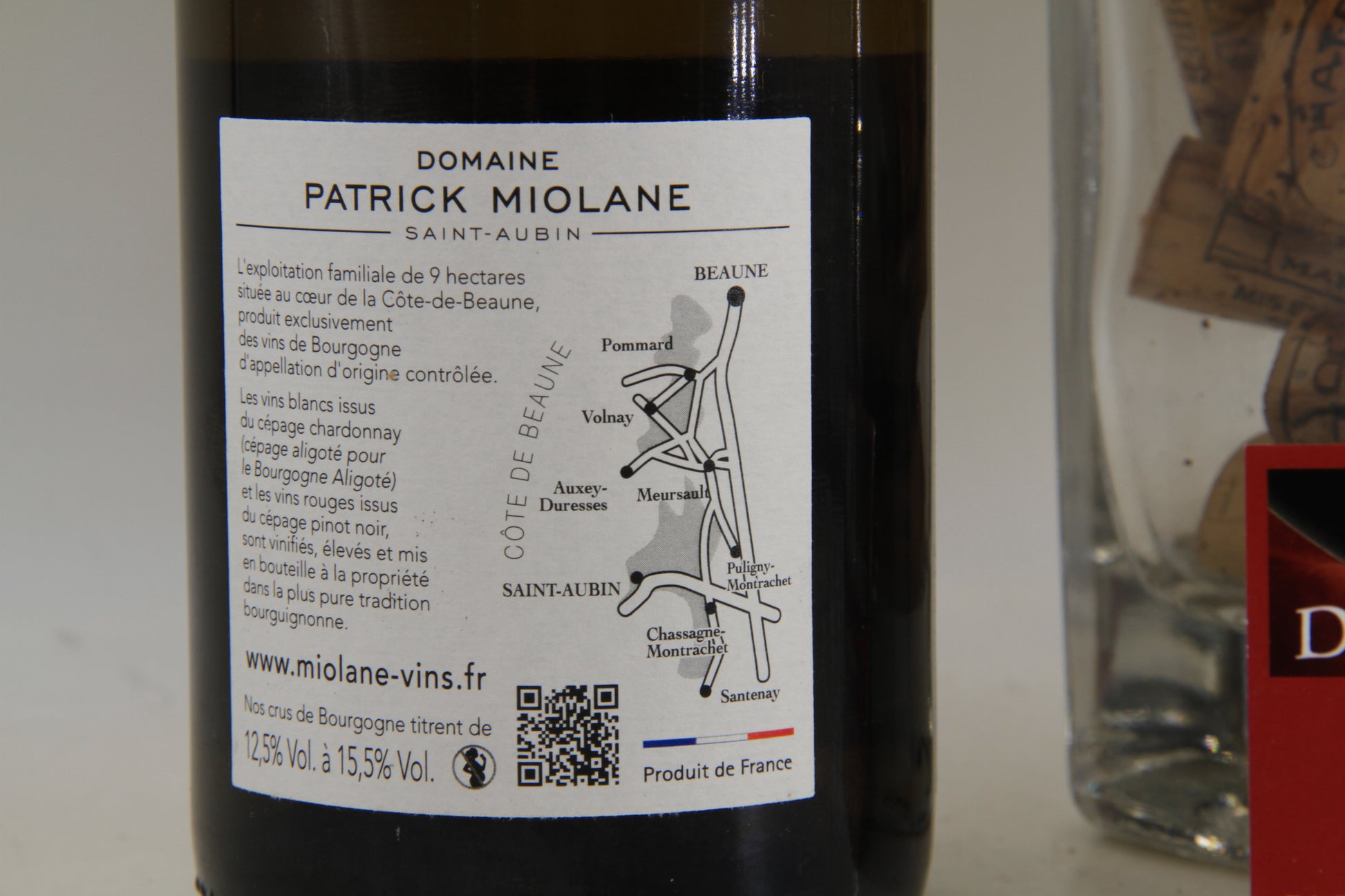 Bourgogne Aligoté  ** 2020 ** Domaine Patrick Miolane - Eric-Dixvins