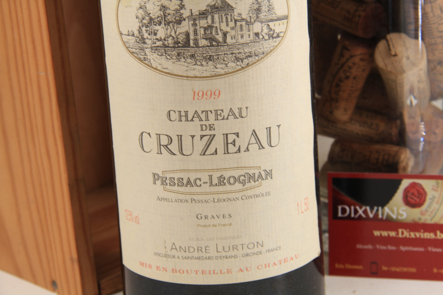 Chateau De Cruzeau ** 1999 ** Pessac Léognan. Magnum 1,5L - Eric-Dixvins