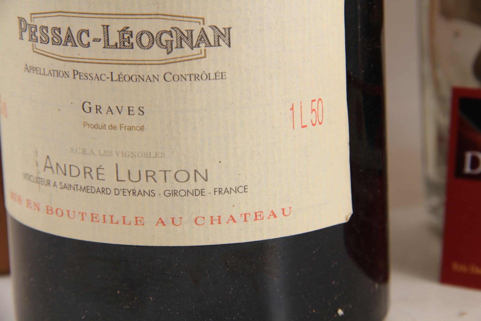 Chateau De Cruzeau ** 1999 ** Pessac Léognan. Magnum 1,5L - Eric-Dixvins