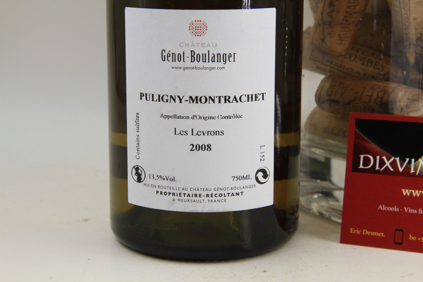 -Puligny Montrachet "Les Levrons" **2008 ** Chateau Génot-Boulanger - Eric-Dixvins