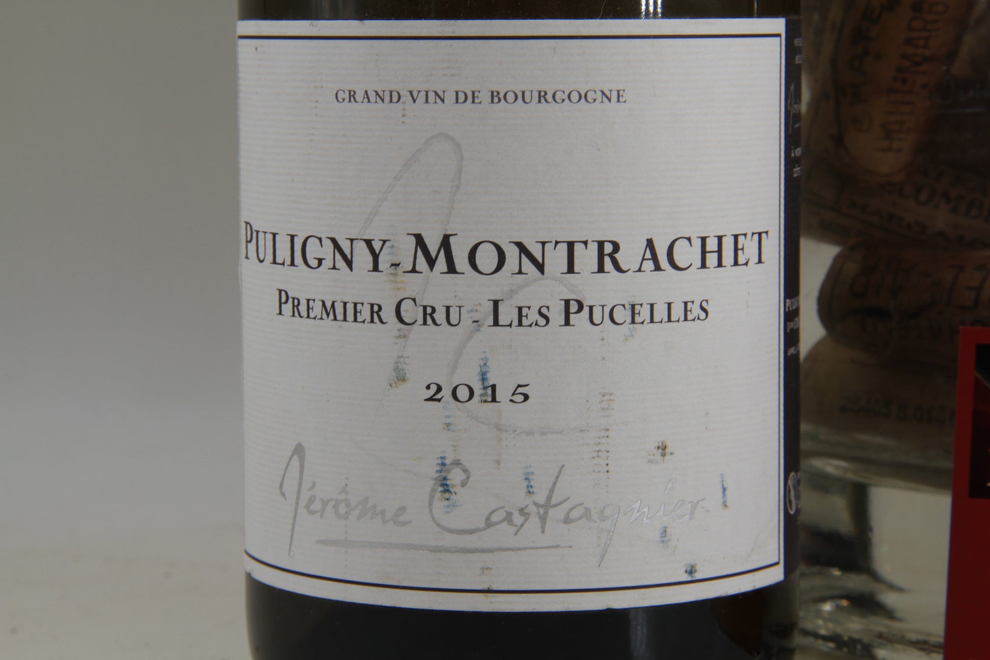 - Puligny Montrachet 1er Cru " Les Pucelles  " **2015** Jérome Castagnier - Eric-Dixvins