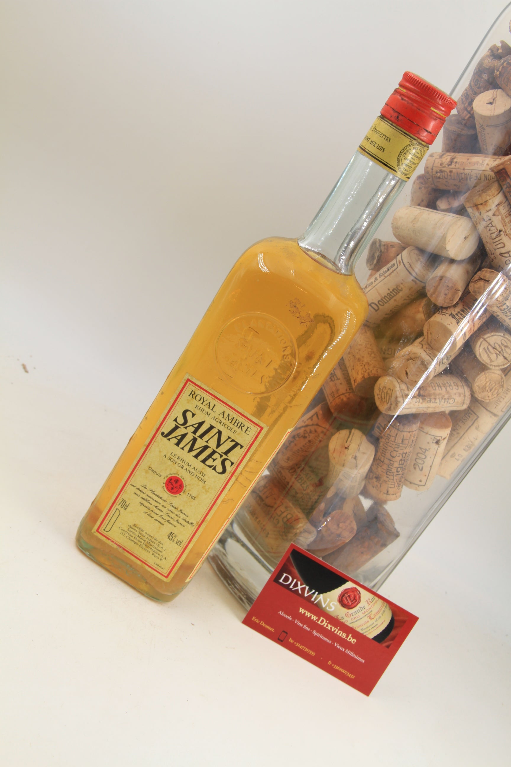 Rhum Royal Ambré  Saint James   80 ties  70cl. 45% - Eric-Dixvins