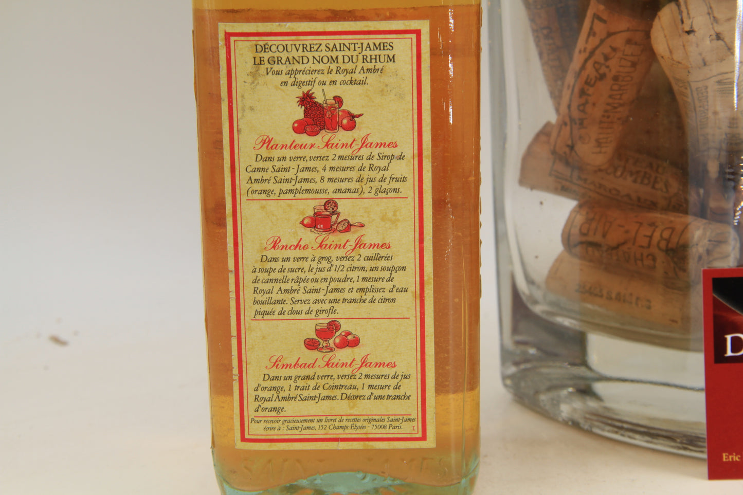 Rhum Royal Ambré  Saint James   80 ties  70cl. 45% - Eric-Dixvins