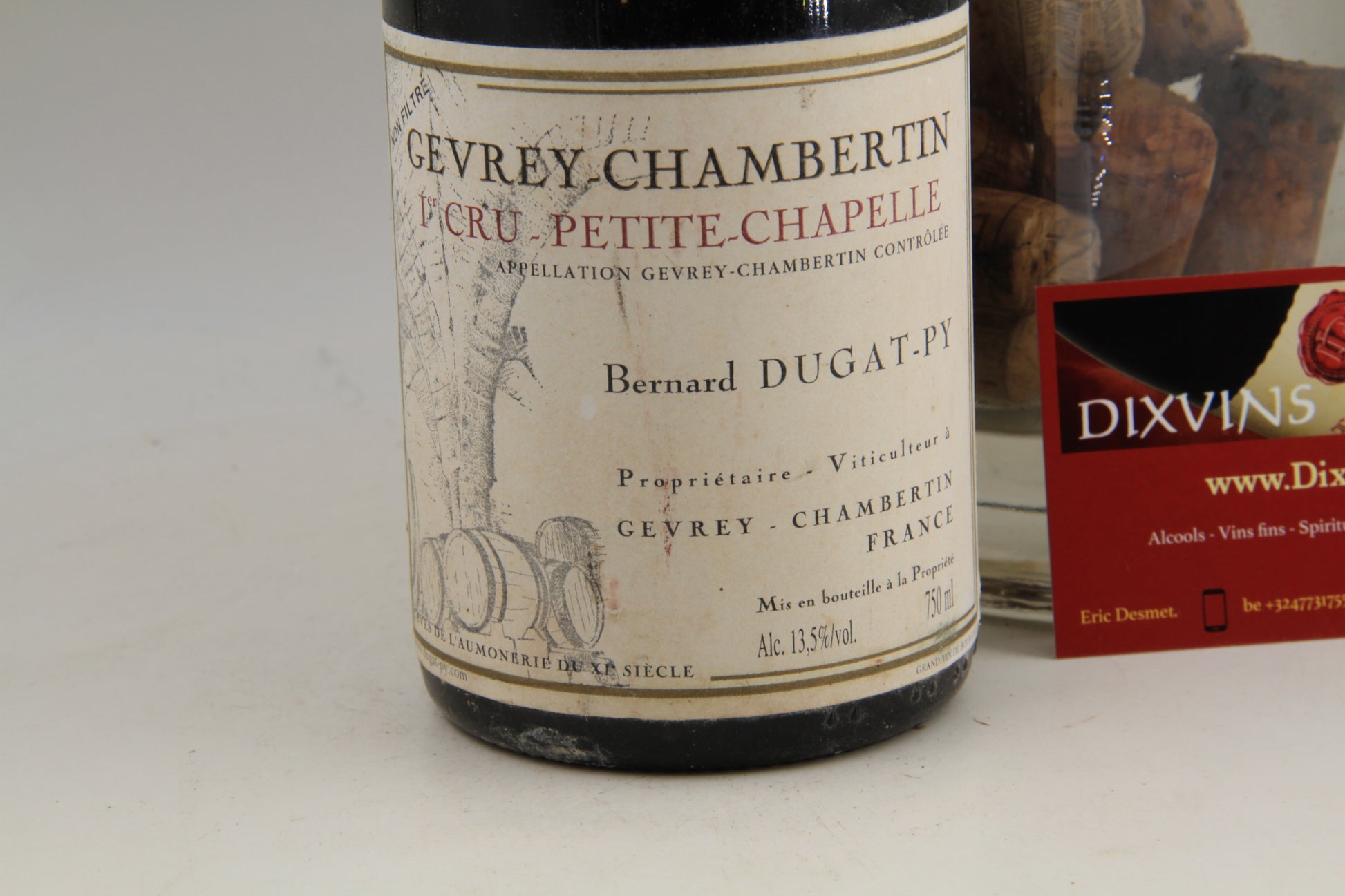 - Gevrey Chambertin 1er Cru " Petite Chapelle  "  **2003 ** Dugat Py - Eric-Dixvins