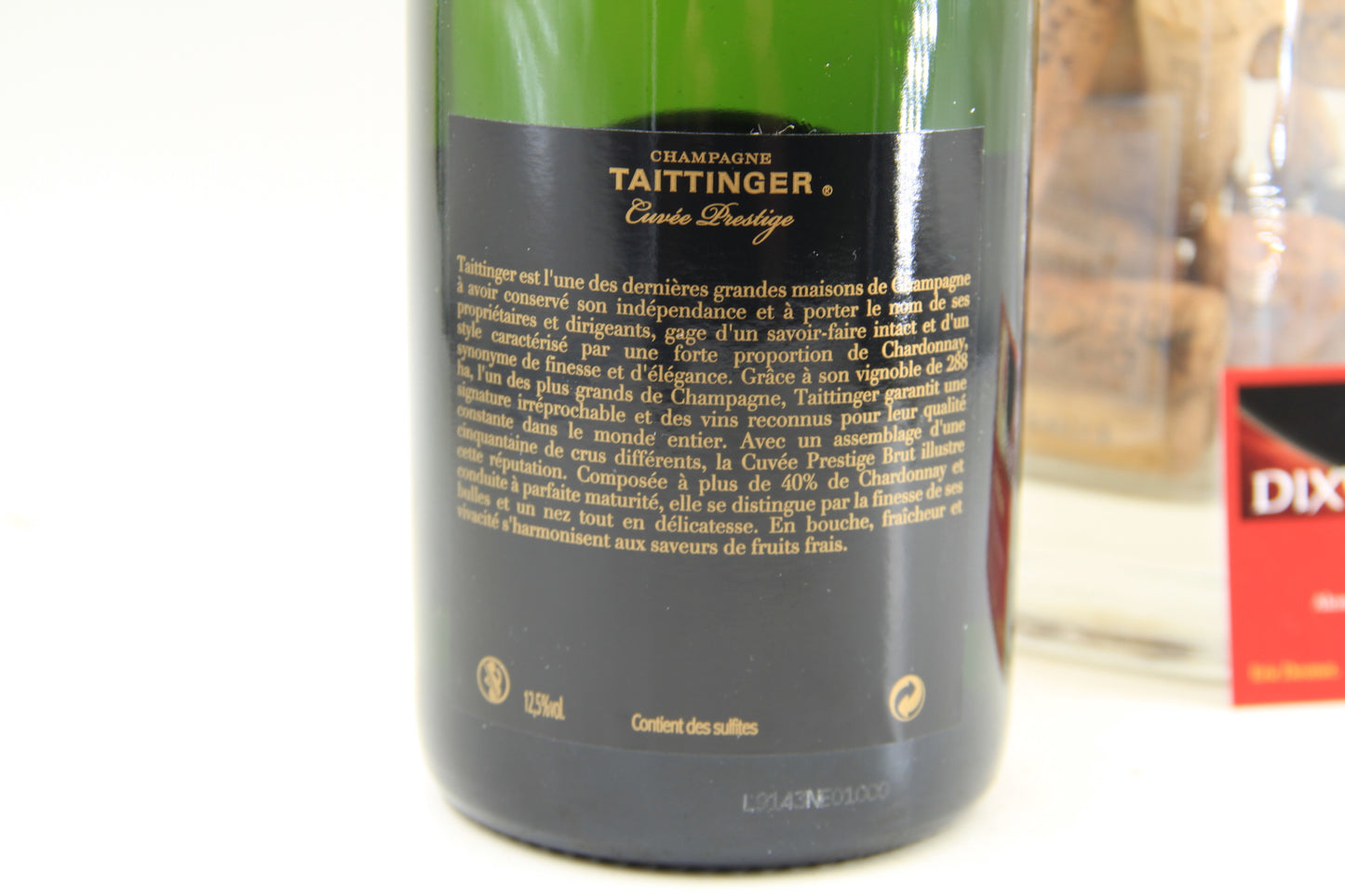 Champagne de Taittinger Cuvée Prestige - Eric-Dixvins