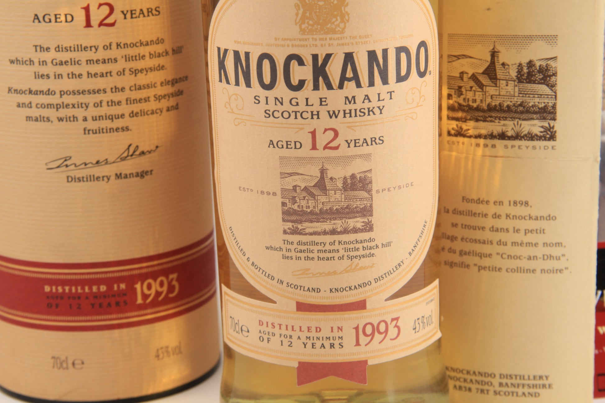 - Knockando 12 Years. ** 1993 ** Single Malt Scotch Whisky - Eric-Dixvins