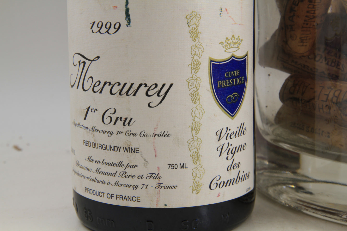 - Mercurey 1er Cru  ** 1999 ** Domaine Menand - Eric-Dixvins