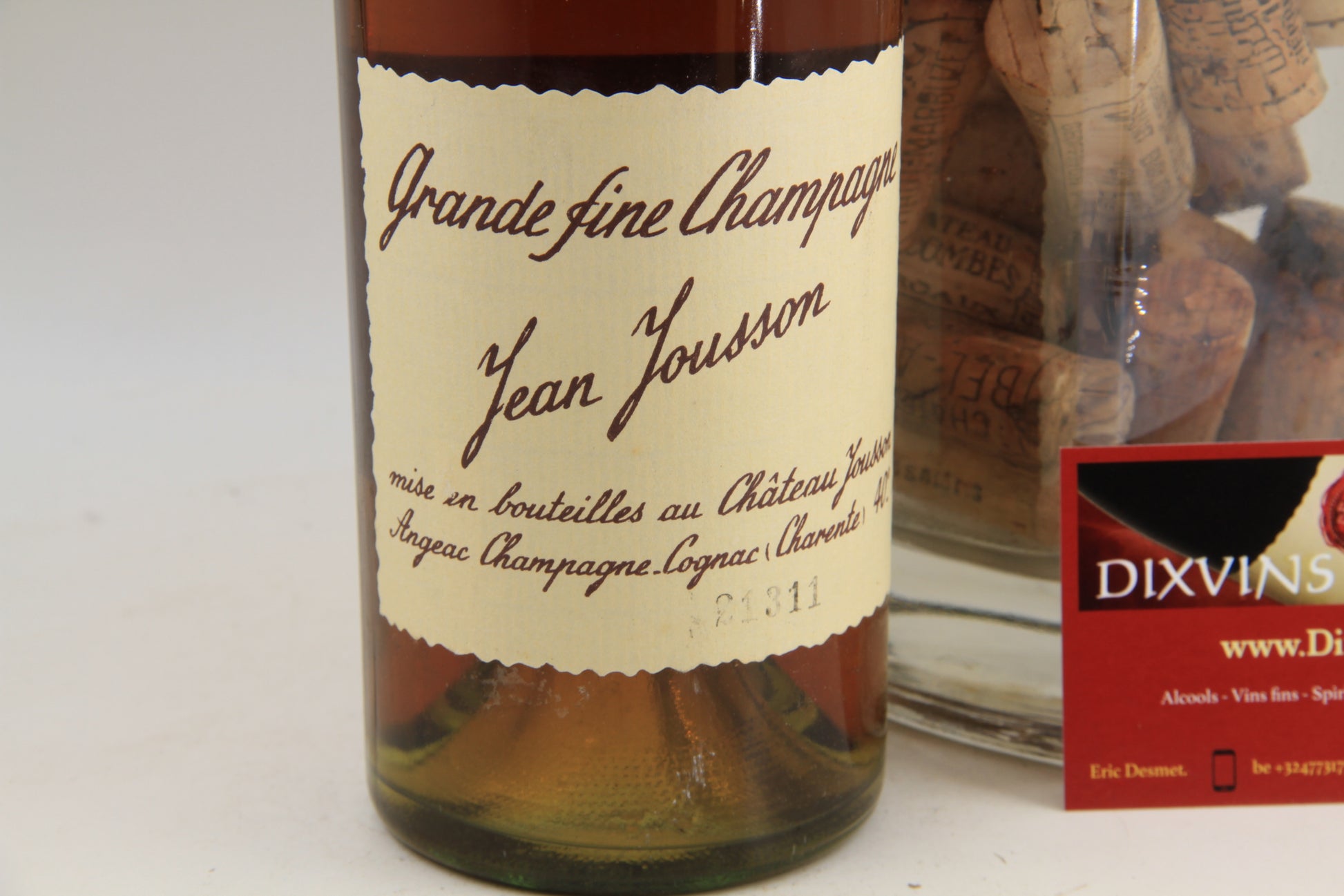 Cognac  " extra " grande Fine Champagne. Jean Jousson - Eric-Dixvins