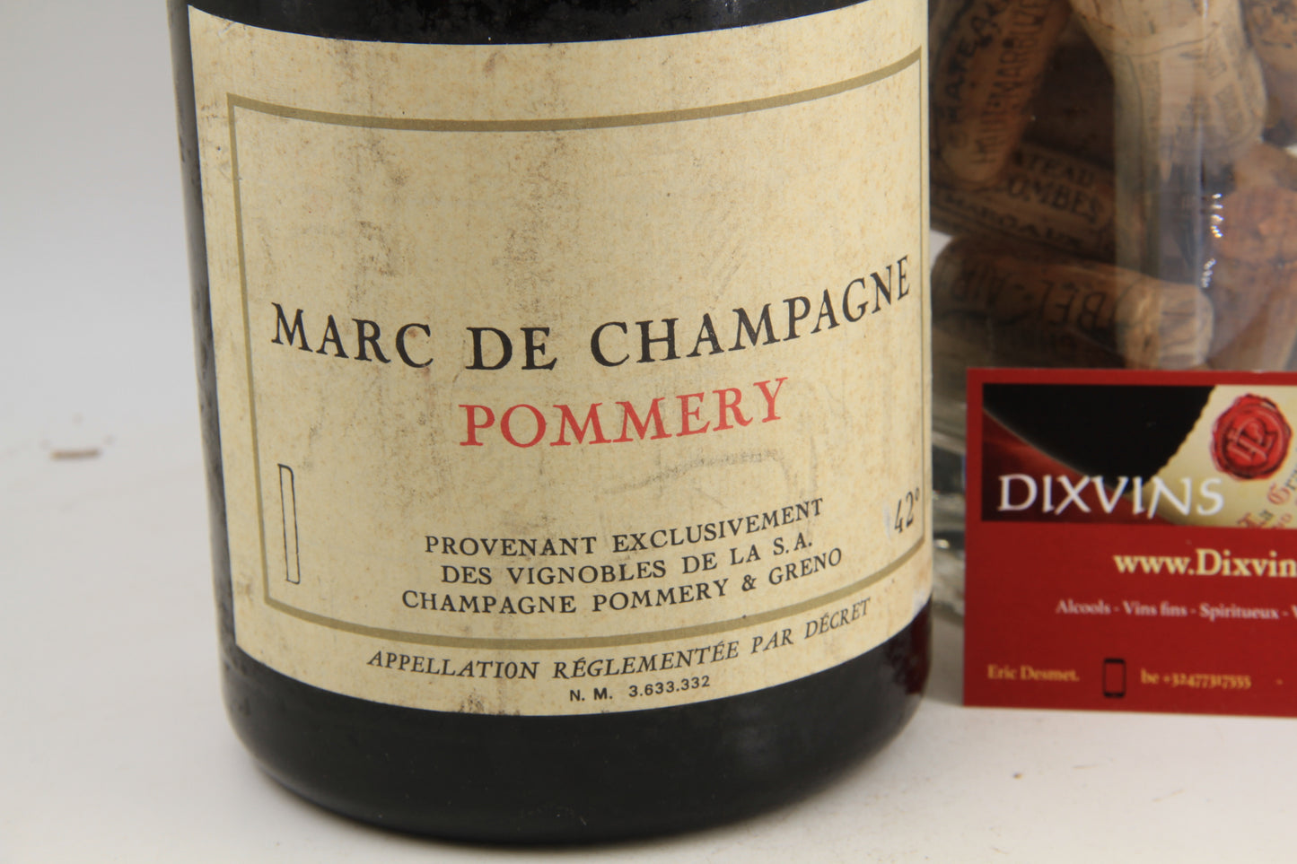 Marc de Champagne ** 50 ties**  Pommery   Magnum 1,5L - Eric-Dixvins