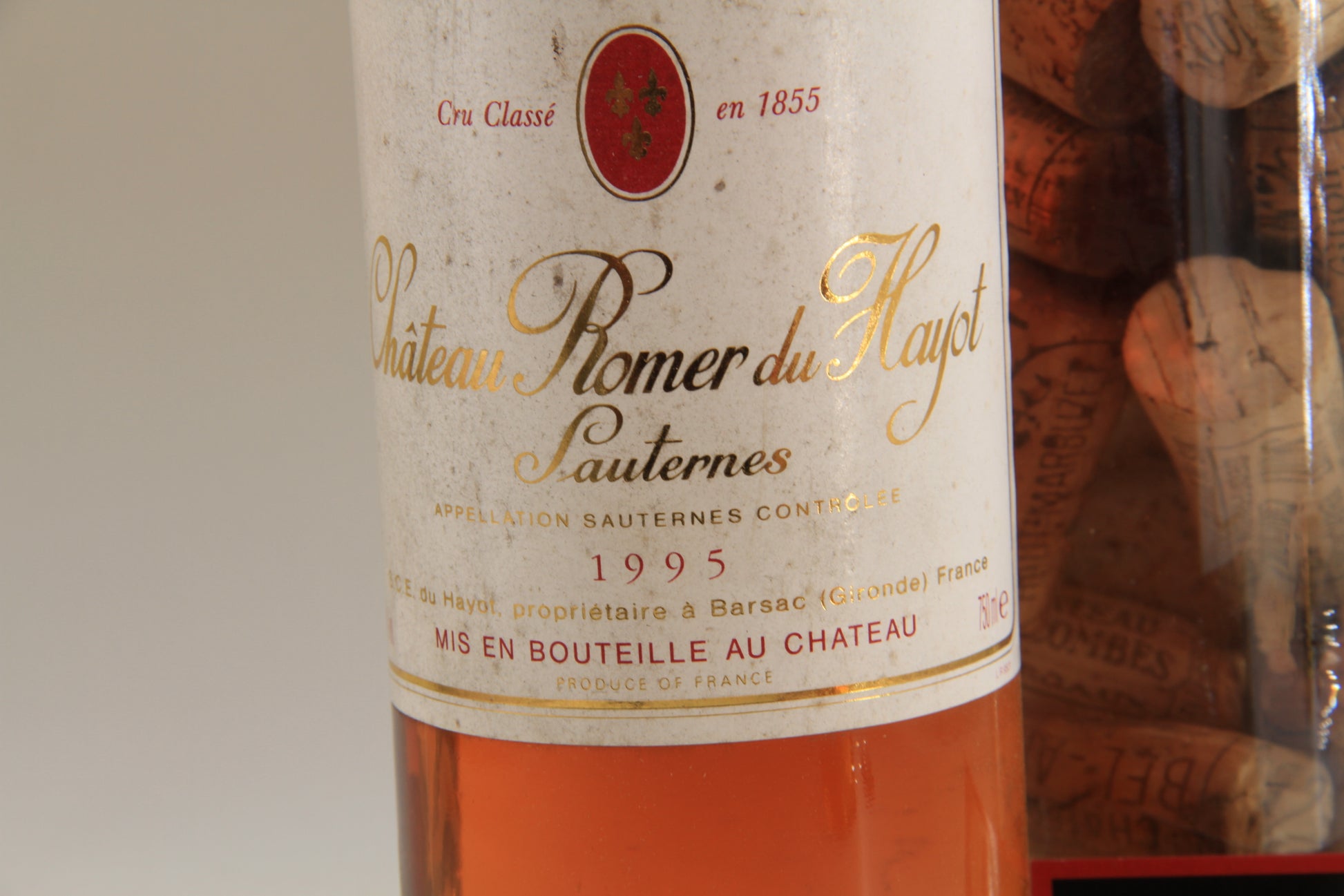 - Chateau Romer du Hayot ** 1995 ** Grand Cru Classé Sauternes - Eric-Dixvins