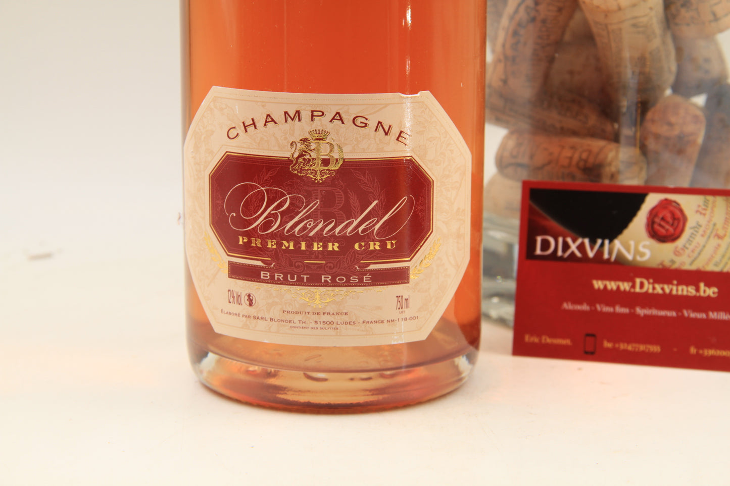 Champagne  Blondel 1er Cru   Brut rosé - Eric-Dixvins