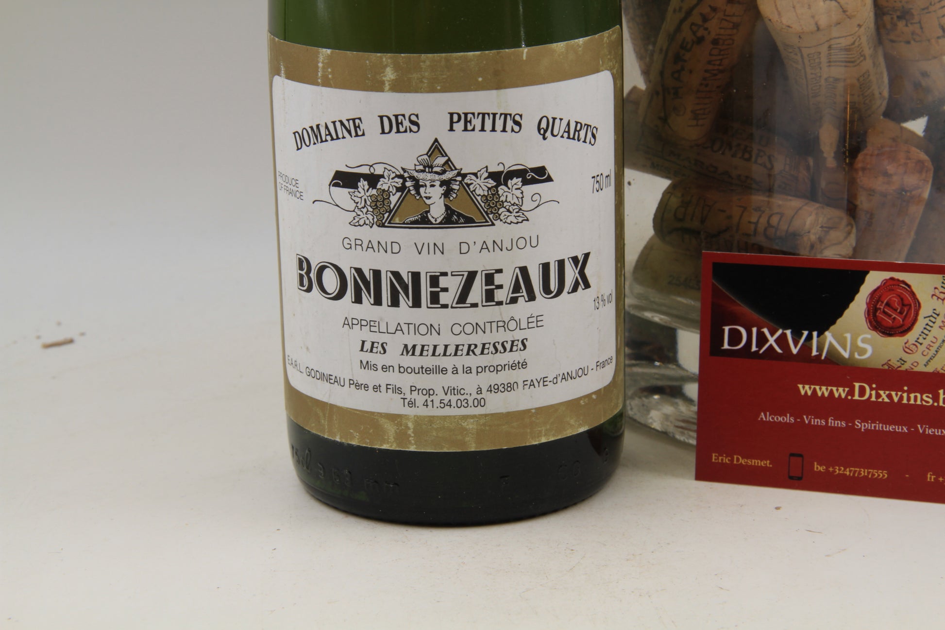 - Bonnezeaux " Les Mellerersses  ** 1992 ** Domaine Des Petits Quarts.  Godineau - Eric-Dixvins