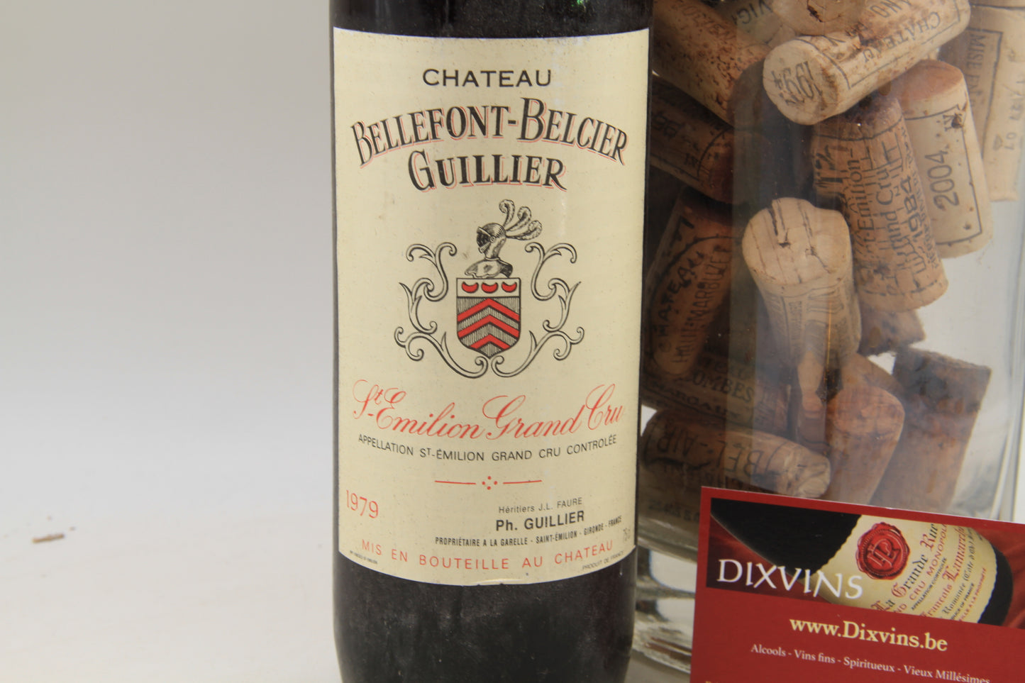 Chateau Bellefont Belcier Guiller **1979** ST Emilion Grand Cru - Eric-Dixvins