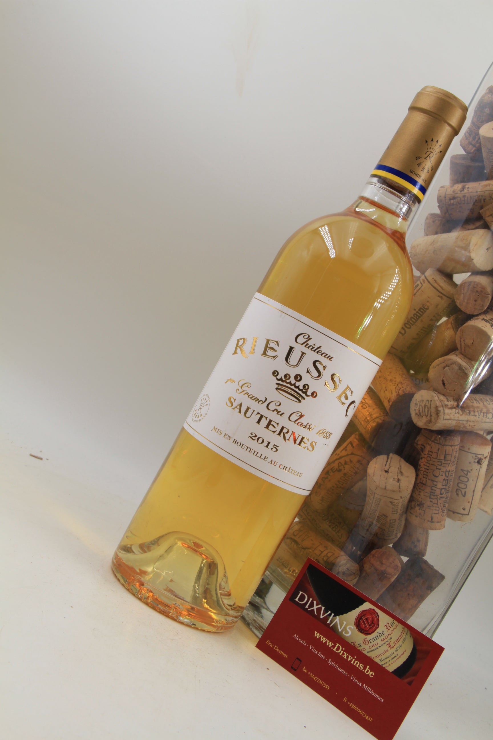 - Chateau  Rieussec ** 2015 ** 1er Grand Cru Classé  Sauternes - Eric-Dixvins