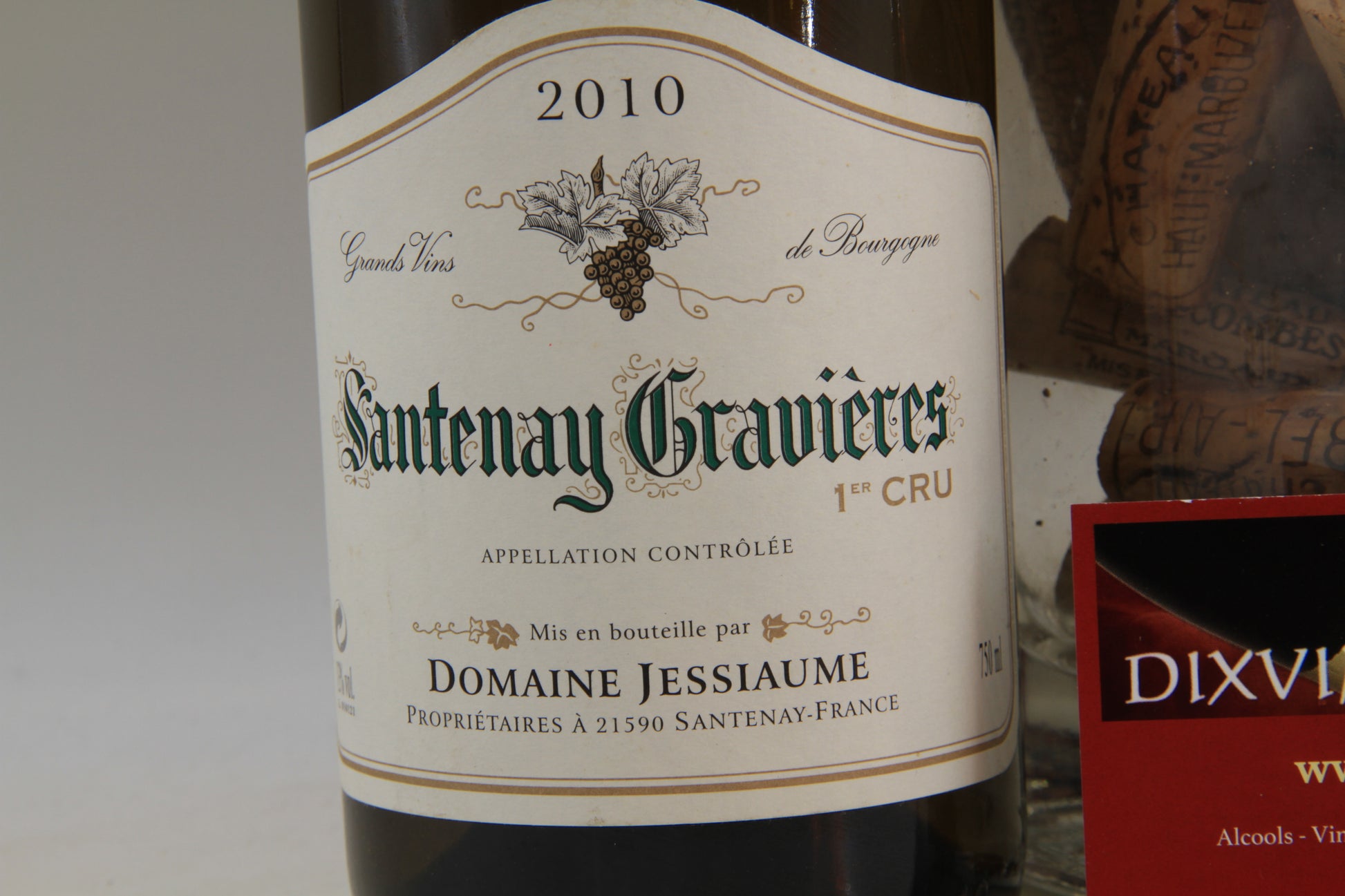 - Santenay Gravières  1 er Cru ** 2010 ** Domaine Jessiaume - Eric-Dixvins