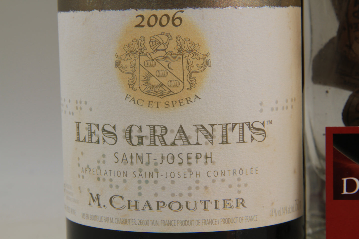 - Saint Joseph " Les Granits" ** 2006 ** Chapoutier - Eric-Dixvins