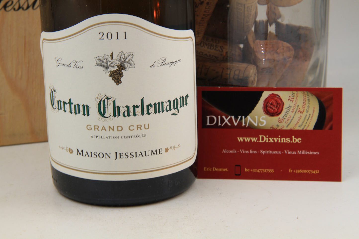 - Corton Charlemagne Grand Cru ** 2011** Domaine Jessiaume   coffret 3 bts - Eric-Dixvins