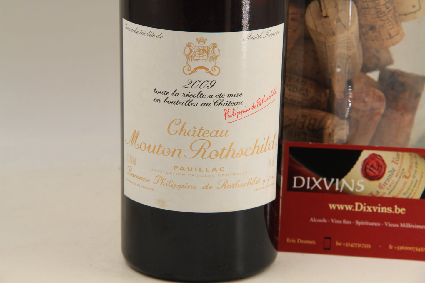 Chateau  Mouton Rothschild **2009 ** 1 Grand Cru Classé Pauillac - Eric-Dixvins